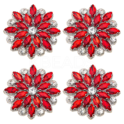 4Pcs Paillette and Rhinestone Accessories FIND-FH0012-19A-1