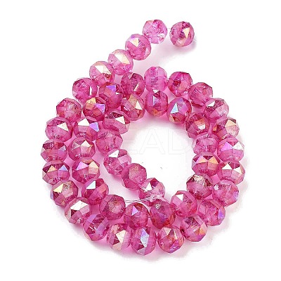 Baking Paint Glass Beads Strands GLAA-H032-05-05-1