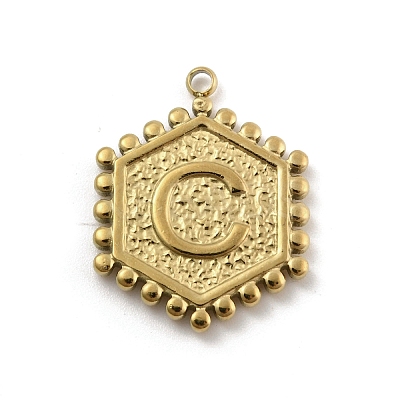 201 Stainless Steel Pendants STAS-R227-01D-G-1