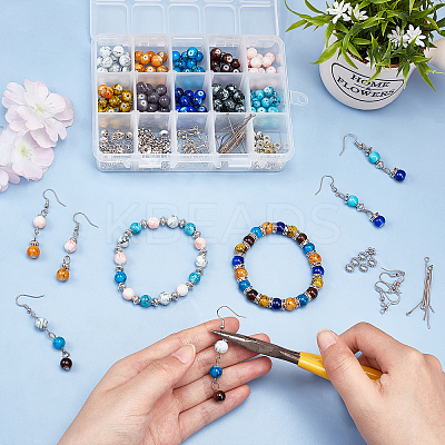 DIY Earring & Bracelets Making Kits DIY-SC0013-27-1