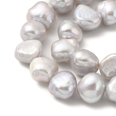 Dyed Natural Cultured Freshwater Pearl Beads Strands PEAR-A006-11E-1
