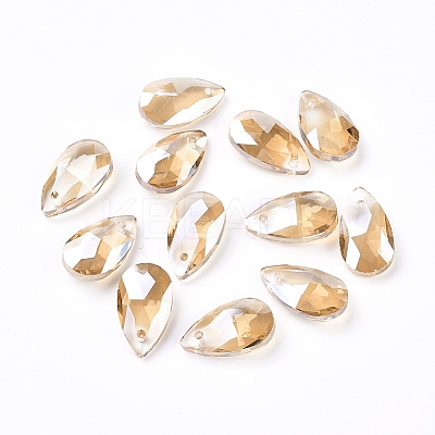 Faceted Glass Pendants X-GLAA-F069-S-A18-1