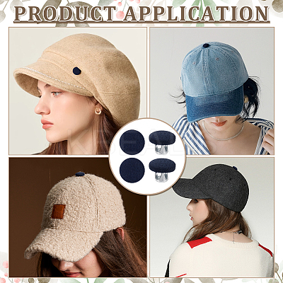 Cotton Cap Top Buttons BUTT-BC0001-13B-1