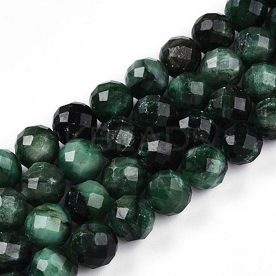 Natural Fuchsite Beads Strands G-T140-20C-1
