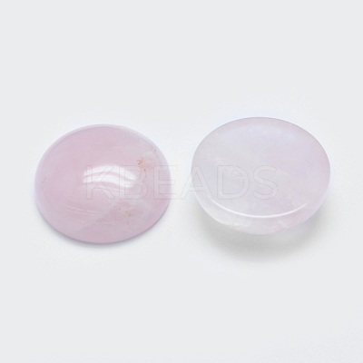 Natural Rose Quartz Cabochons G-G760-B02-16-1