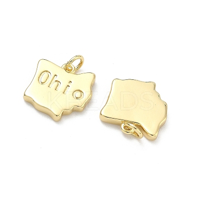 Brass Pendants KK-D229-22H-G-1