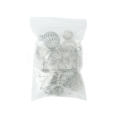 20Pcs 4 Styles Iron Wire Pendants IFIN-FS0001-46P-1