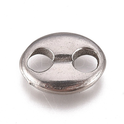 Non-Tarnish 304 Stainless Steel Oval Links Connectors STAS-L247-008P-1