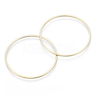 Brass Linking Rings KK-S327-06KC-35mm-1