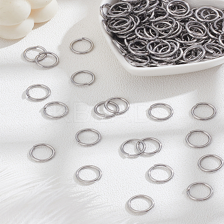 200Pcs 304 Stainless Steel Open Jump Rings STAS-LP0005-03-1
