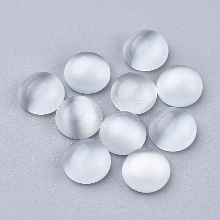 Cat Eye Cabochons GLAA-P039-A06-10mm-1