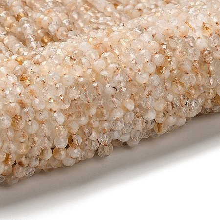Natural Citrine(Heated) Beads Strands G-RM2025524-A03-4mm-1