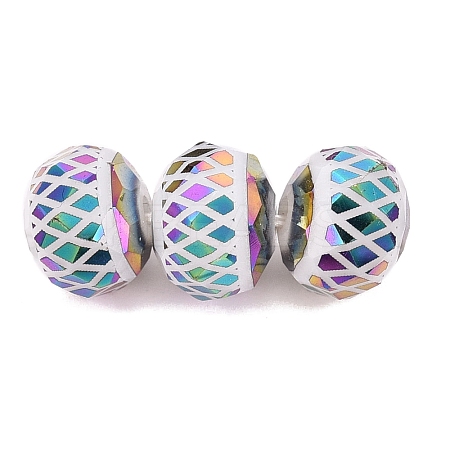Electroplate Glass Beads EGLA-N026-01A-G03-1