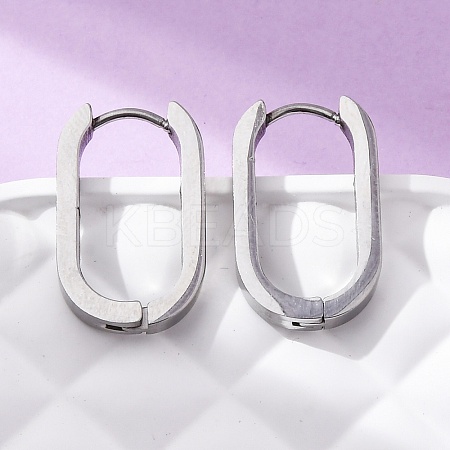 Tarnish Resistant 304 Stainless Steel Huggie Hoop Earrings LS-STAS-S103-21P-1