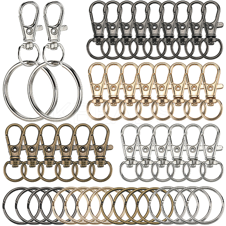 DIY Keychian Jewelry Making Finding Kits DIY-SP0003-23-1