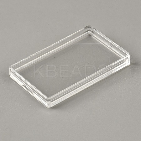 Transparent Acrylic Silver Bar Gold Bar Storage Cases CON-WH0092-97-1