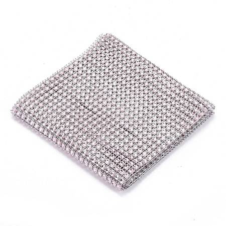 24 Rows Plastic Diamond Mesh Wrap Roll DIY-L049-05T-1