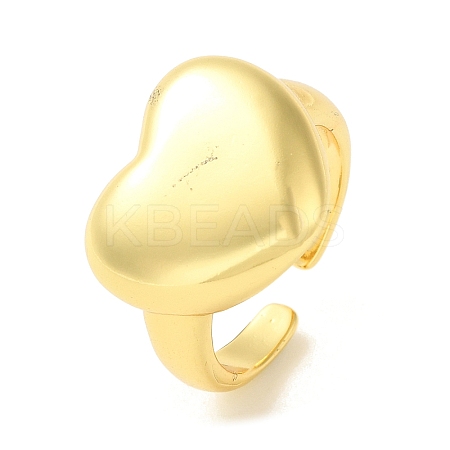 Brass Open Cuff Rings RJEW-R145-05G-1