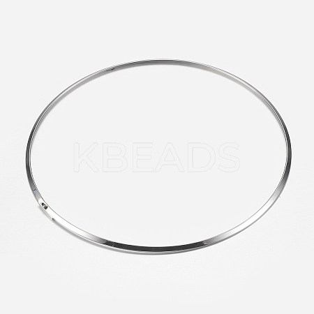 Tarnish Resistant 304 Stainless Steel Choker Necklaces LS-NJEW-F204-01P-1