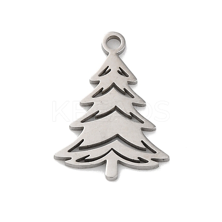 Anti-Tarnish Christmas 201 Stainless Steel Pendants LS-STAS-Q015-10P-1