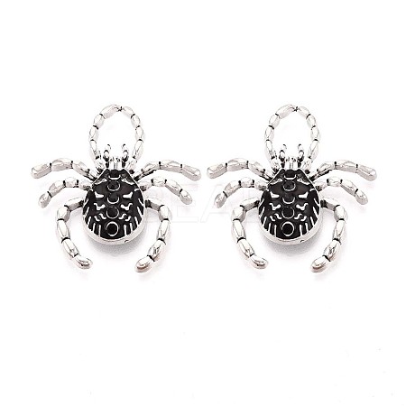 Alloy Rhinestone Enamel Pendants PALLOY-R151-67AS-01-1