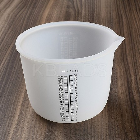 Silicone Epoxy Resin Mixing Measuring Cups DIY-G091-07K-1