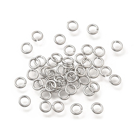 Brass Open Jump Rings KK-B147-03C-P-1