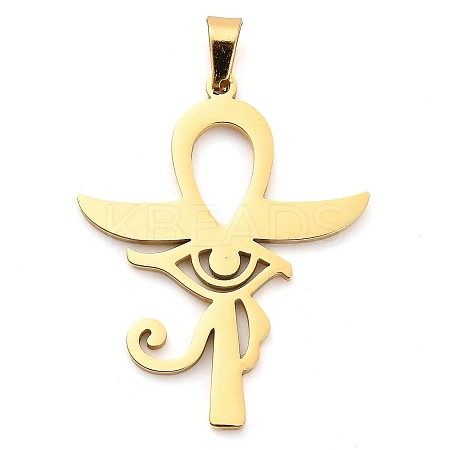 304 Stainless Steel Pendants LS-STAS-R134-04G-01-1