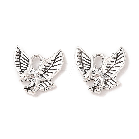 Tibetan Style Alloy Pendants X-TIBEP-20305-AS-R-1