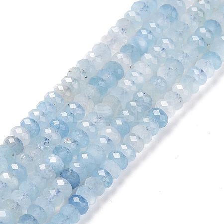 Natural Aquamarine Beads Strands G-H278-01B-1