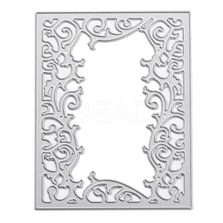 Frame Carbon Steel Cutting Dies Stencils X-DIY-WH0170-173-1