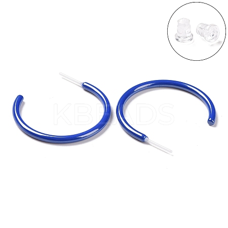 Hypoallergenic Bioceramics Zirconia Ceramic Ring Stud Earrings EJEW-Z023-01D-1