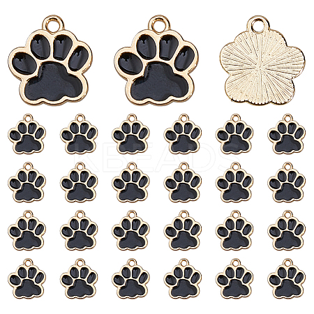 120Pcs Alloy Enamel Pendants ENAM-FH0001-95A-1
