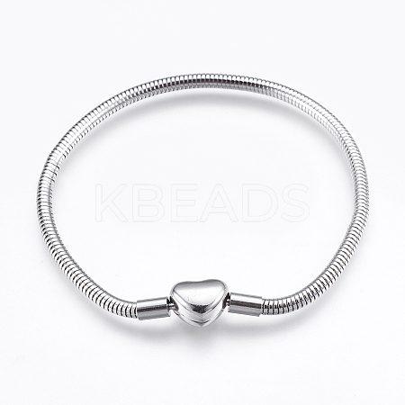 Tarnish Resistant 304 Stainless Steel European Style Chains Bracelet Making LS-STAS-E428-10A-P-1