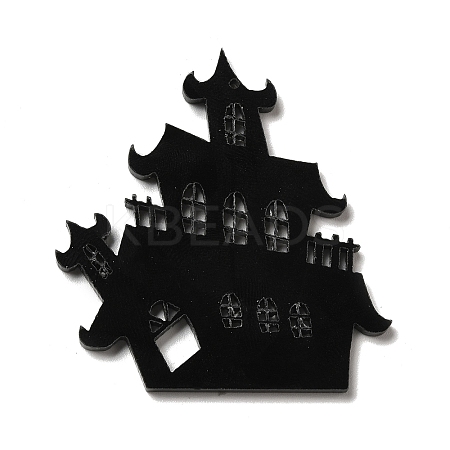 Halloween Opaque Acrylic Pendants SACR-P020-C01-1