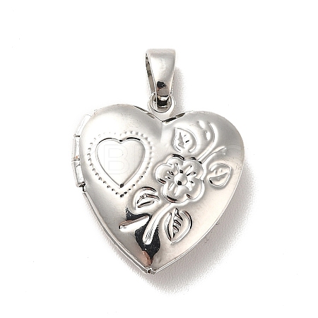 Rack Plating Brass Locket Pendants LS-KK-I688-04P-1
