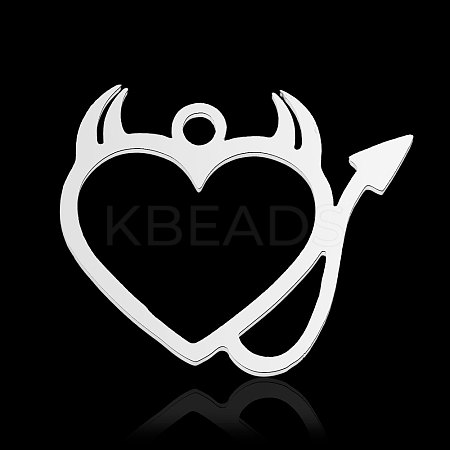 Non-Tarnish 201 Stainless Steel Pendants STAS-N090-LA875-1-1