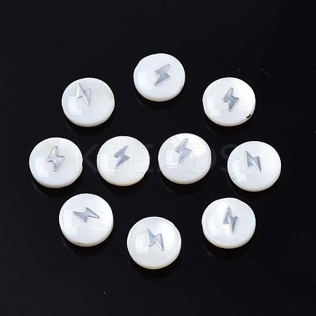 Natural Freshwater Shell Beads SHEL-N003-22-02P-1
