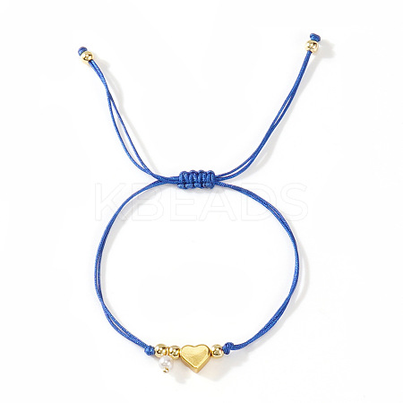 Imitation Pearl Charm Bracelets SI5748-10-1