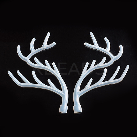 Antler Tree Jewelry Display Rack Silicone Molds X-AJEW-WH0022-08-1