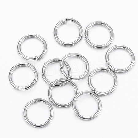 Tarnish Resistant 304 Stainless Steel Open Jump Rings STAS-H555-07P-1