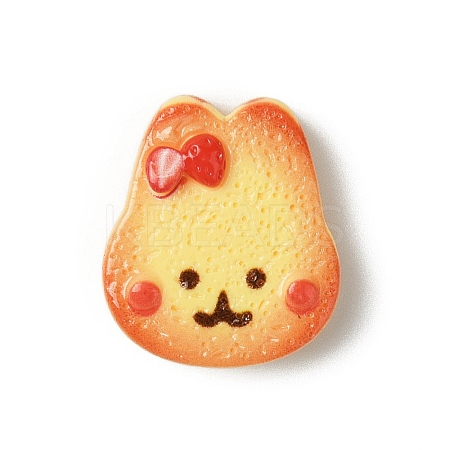 Cute Opaque Resin Cabochons RESI-G106-02C-1
