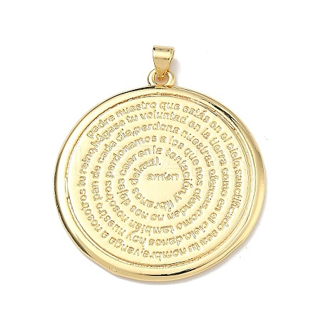 Brass Pendants KK-Z153-01G-02-1