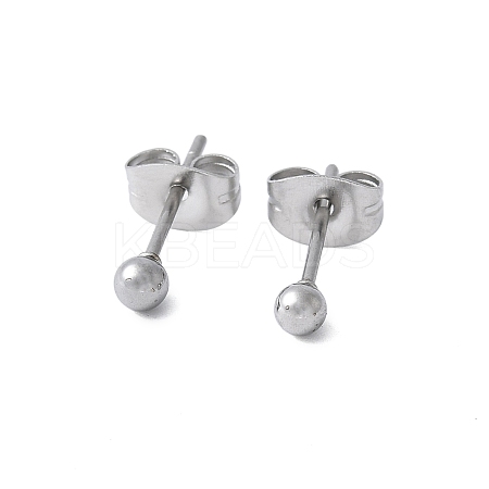 304 Stainless Steel Stud Earrings for Women LS-EJEW-E603-06B-P-1