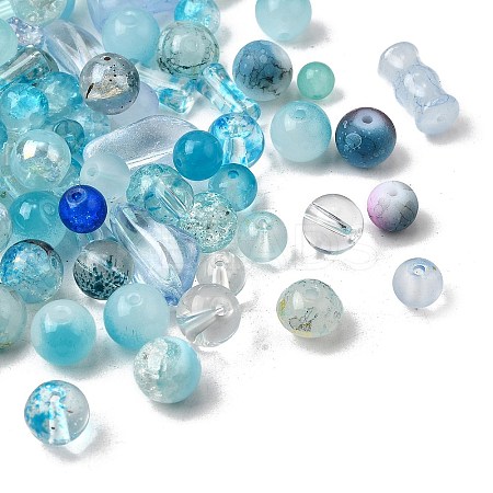 Transparent Glass Beads DGLA-C005-01F-1