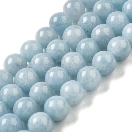 Dyed Natural Malaysia Jade Beads Strands X-G-G021-02C-20-1