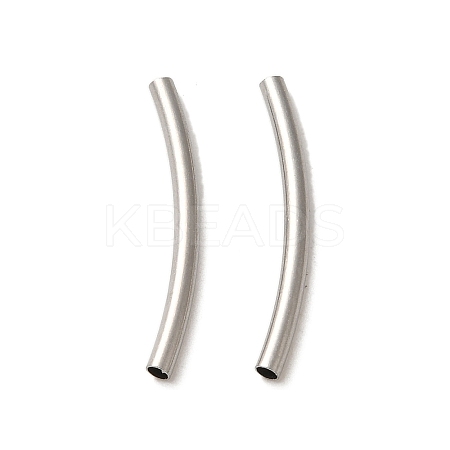 Non-Tarnish 304 Stainless Steel Tube Beads STAS-C091-02B-P-1