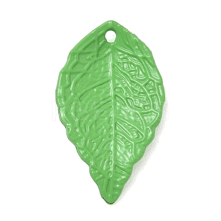 Spray Painted Alloy Pendants AL-CBAF9D9-01C-02-1