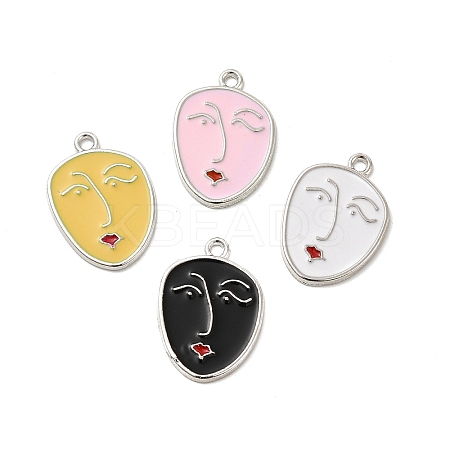 Alloy Enamel Pendants ENAM-J650-07P-1