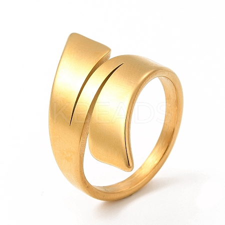 Ion Plating(IP) 304 Stainless Steel Finger Rings for Women Men LS-RJEW-C049-08B-G-1